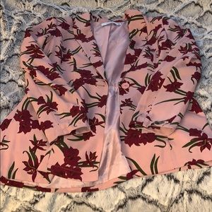 Floral blazer
